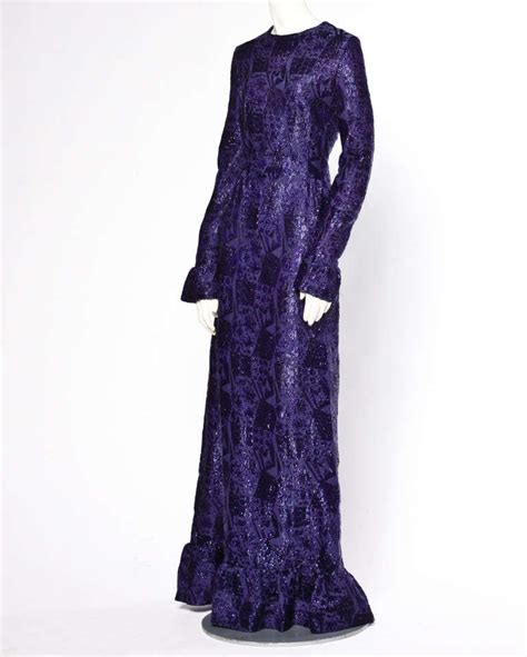 givenchy fringe detail dress|Givenchy purple dresses.